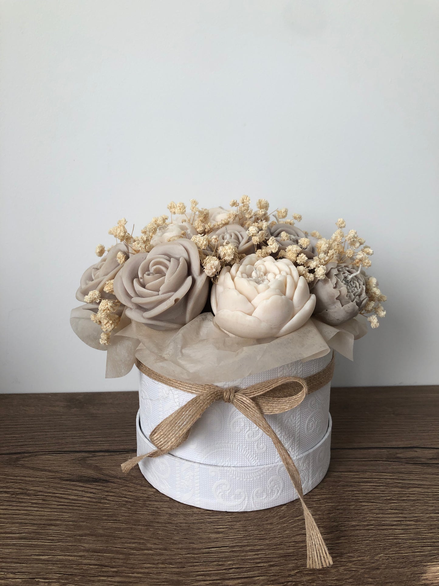 Blumenbox S Grau