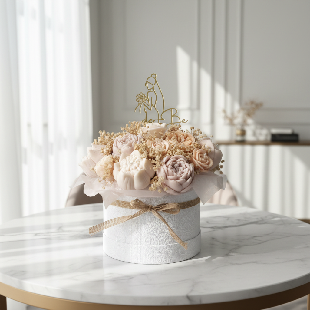 Arrangement 8 auf Marmor