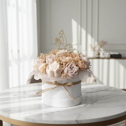 Arrangement 8 auf Marmor