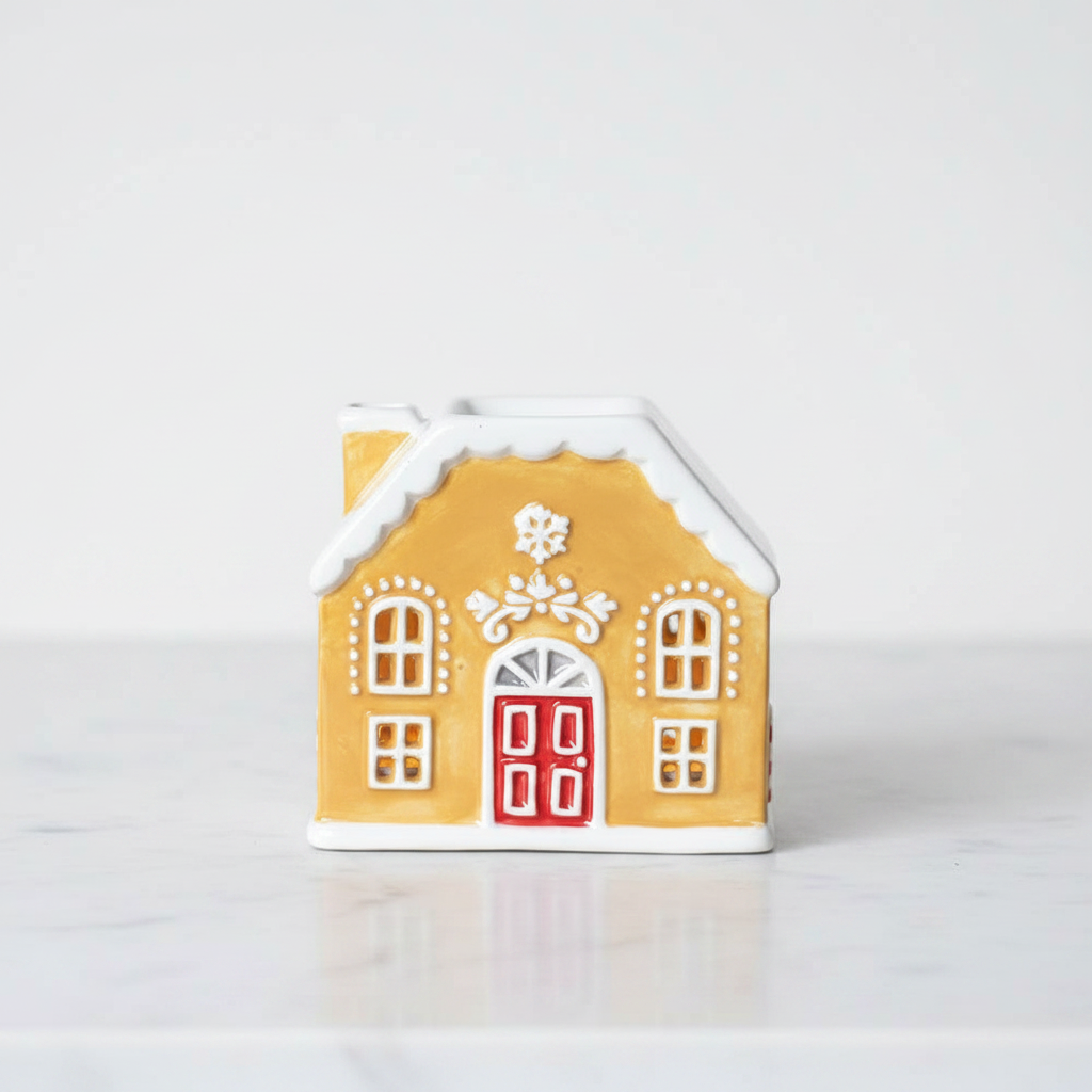 Gingerbread House auf Marmor